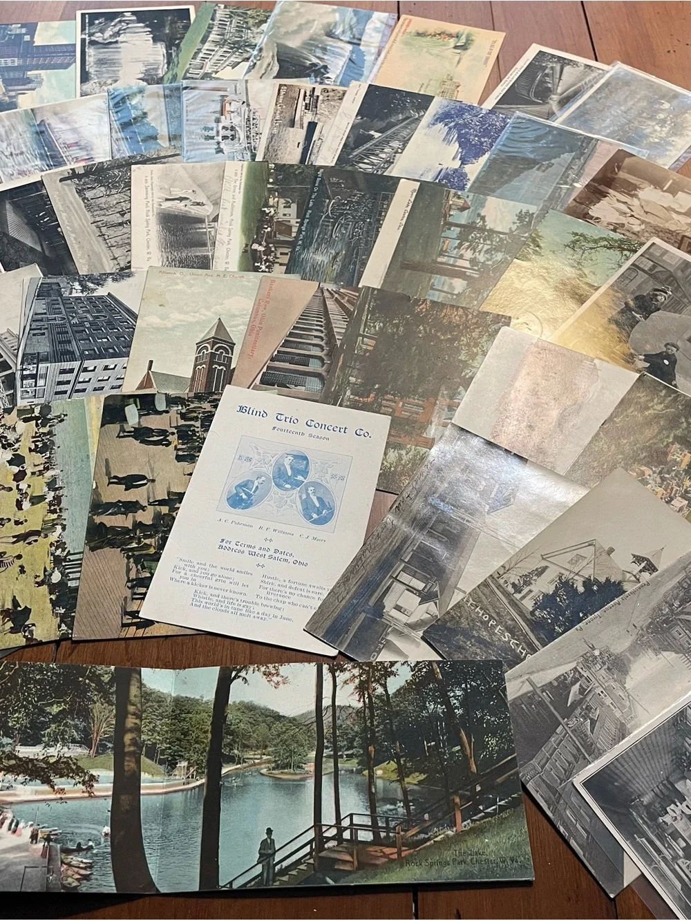 Lot of 54 Vintage Postcards - Buildings and Industrial theme.